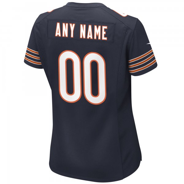 Women's Nike Navy Chicago Bears Custom Game Jersey