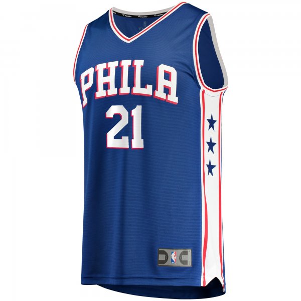 Youth Philadelphia 76ers Joel Embiid Fanatics Royal Fast Break Replica Player Jersey - Icon Edition