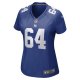 Women's New York Giants Mark Glowinski Nike Royal Game Player Jersey