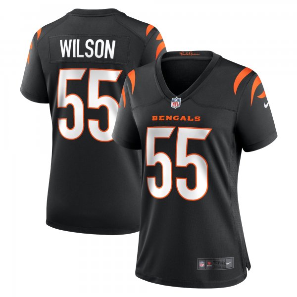 Women's Cincinnati Bengals Logan Wilson Nike Black Game Jersey