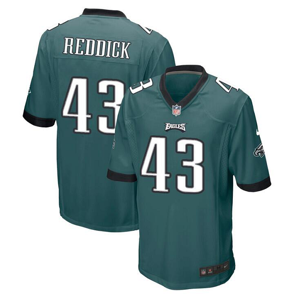 Men's Nike Philadelphia Eagles #43 Haason Reddick Midnight Green Vapor Untouchable Limited Jersey