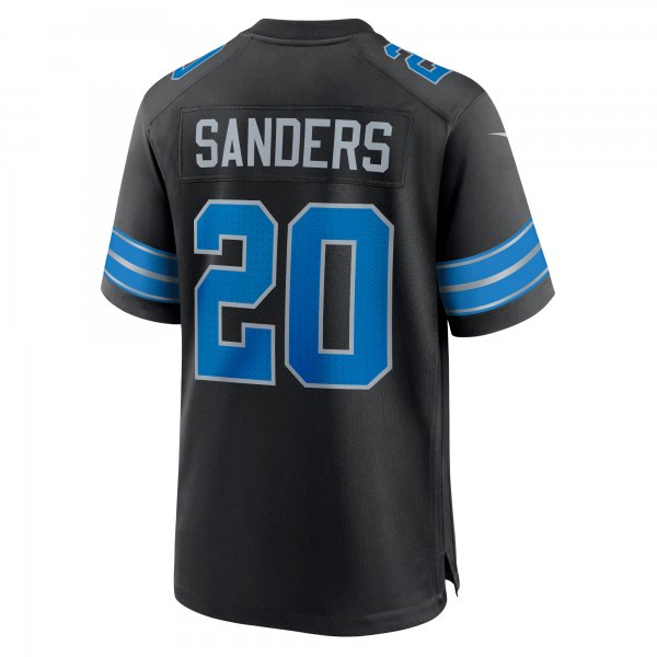 Men's Detroit Lions Barry Sanders Nike Black 2nd Alternate Retired Player Game Jersey