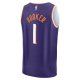 Men's Phoenix Suns Devin Booker Fanatics Purple Fast Break Replica Jersey - Icon Edition