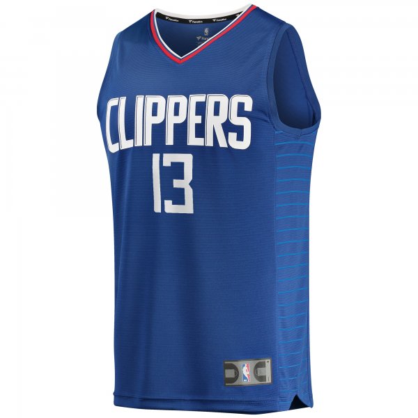 Youth LA Clippers Paul George Fanatics Royal Fast Break Replica Jersey - Icon Edition