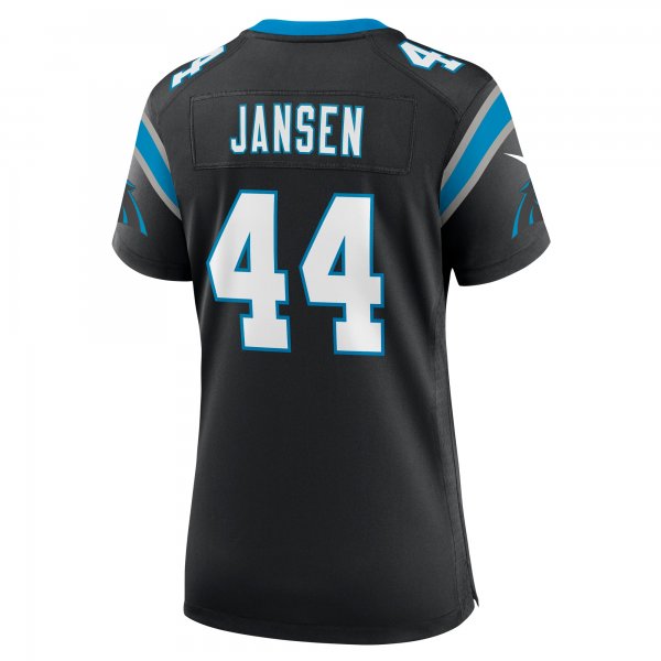 Women's Carolina Panthers J.J. Jansen Nike Black Team Game Jersey