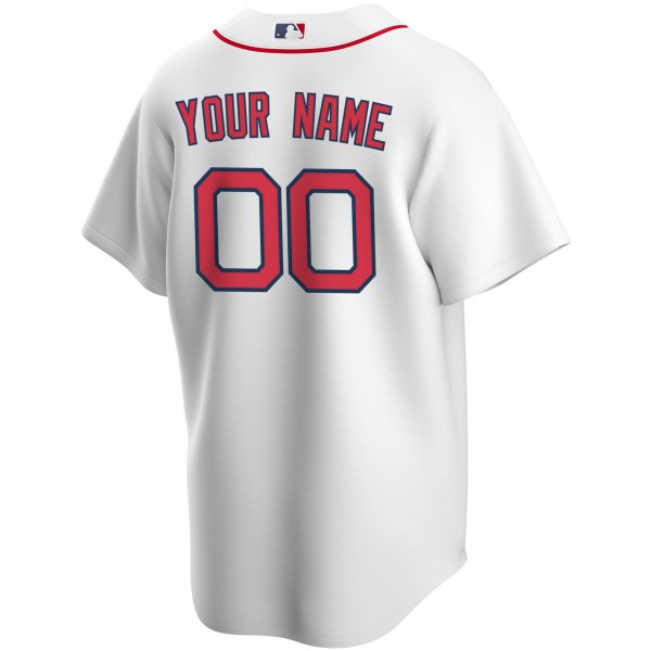 Men's Boston Red Sox Nike White Home Replica Custom Jersey