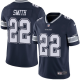 Nike Dallas Cowboys #22 Emmitt Smith Navy Blue Team Color Men's Stitched NFL Vapor Untouchable Limited Jersey