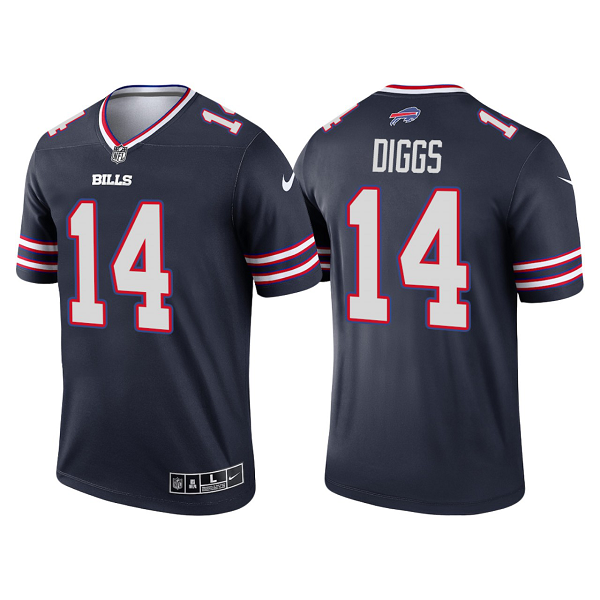 Men's Buffalo Bills #14 Stefon Diggs Navy 2021 Limited NFL Jersey