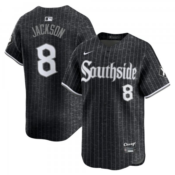 Men's Chicago White Sox Bo Jackson Nike Black City Connect Retired Player Jersey