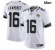 Men Jacksonville Jaguars #16 Trevor Lawrence White 2021 Draft Jersey