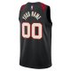 Unisex Portland Trail Blazers  Nike Black 2023/24 Custom Swingman Jersey - City Edition