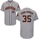 Houston Astros #35 Justin Verlander Grey Flexbase Collection Stitched MLB Jersey