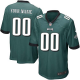 Nike Philadelphia Eagles Customized Midnight Green Stitched Elite Youth NFL Jersey