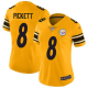 Women's Kenny Pickett Pittsburgh Steelers Nike 2022 NFL Draft First Round Pick Jersey - Yellow