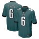 Men's Philadelphia Eagles DeVonta Smith Nike Midnight Green Game Jersey