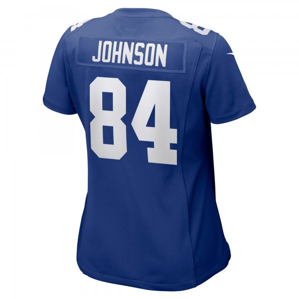 Women's New York Giants Marcus Johnson Nike Royal Home Game Player Jersey