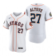 Houston Astros Jose Altuve White 2022 World Series Flex Base Jersey