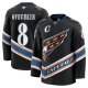 Men's #8 Alexander Ovechkin Washington Capitals Fanatics Alternate 50th Anniversary Premium Black Jersey