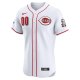 Men's Cincinnati Reds Nike White Home Elite Pick-A-Player Retired Roster Patch Jersey