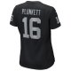 Women's Las Vegas Raiders Jim Plunkett Nike Black Game Retired Player Jersey