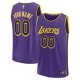 Youth Los Angeles Lakers  Fanatics Purple Fast Break Replica Custom Jersey - Statement Edition