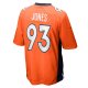 Men's Denver Broncos Troy Jones Nike Orange Game Jersey