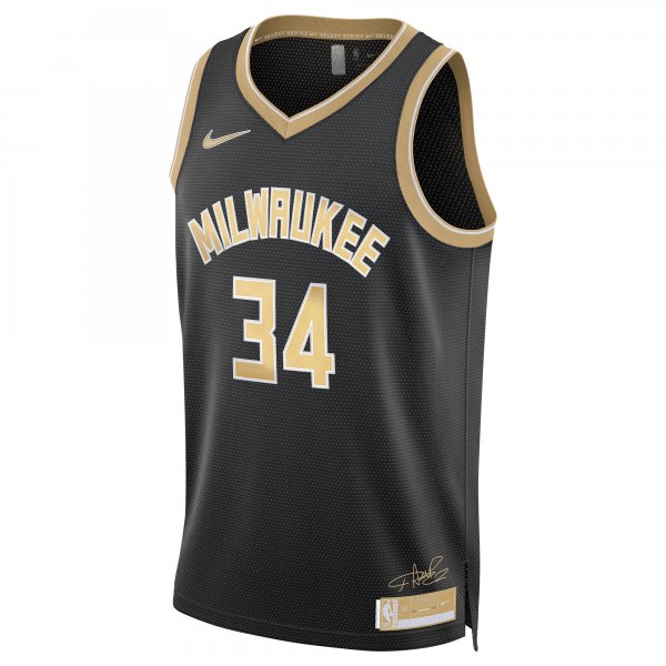 Unisex Milwaukee Bucks Giannis Antetokounmpo Nike Black  Select Series Swingman Jersey