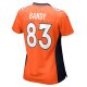 Women's Denver Broncos Michael Bandy Nike  Orange Team Game Jersey