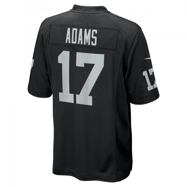 Men's Las Vegas Raiders Davante Adams Nike Black Game Jersey