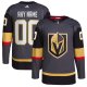 Men's Vegas Golden Knights  adidas Gray Alternate  Primegreen Custom Jersey