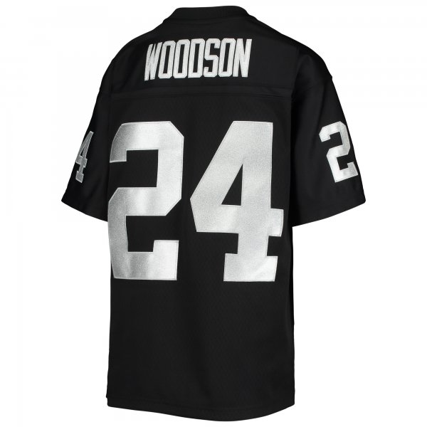 Youth Las Vegas Raiders Charles Woodson Mitchell & Ness Black 1998 Legacy Retired Player Jersey