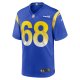 Men's Los Angeles Rams Mike McAllister Nike Royal Home Game Jersey