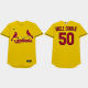 Adam Wainwright Nickname Cardinals 2021 Players Weekend Uncle Charlie Gold Men's Jersey