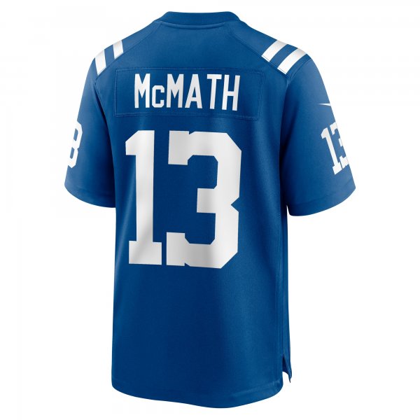 Men's Indianapolis Colts Racey McMath Nike  Royal Team Game Jersey