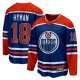 Men's Edmonton Oilers Zach Hyman Fanatics Royal Home Breakaway Player Jersey