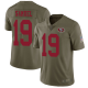 San Francisco 49ers #19 Deebo Samuel Olive Men's Stitched NFL Limited 2017 Salute To Service Jersey