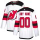 Men's Adidas Jersey Devils White Away NHL Customized New Jersey