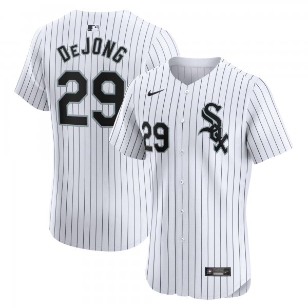 Men's Chicago White Sox Paul DeJong Nike White Home Elite Player Jersey