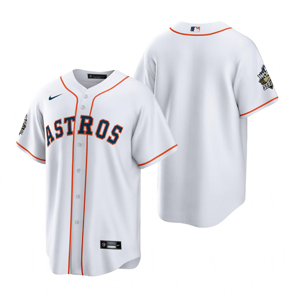 Men's Houston Astros White 2022 World Series Cool Base Jersey