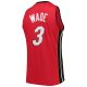 Men's Miami Heat Dwyane Wade Mitchell & Ness Red Big & Tall Hardwood Classics 2005/06 Swingman Jersey