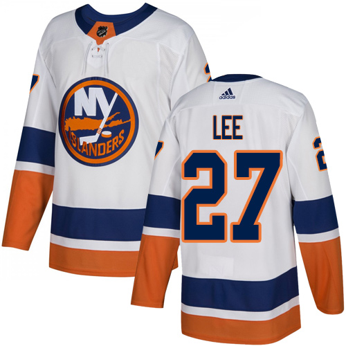 Adidas New York Islanders #27 Anders Lee White Road Stitched NHL Jersey