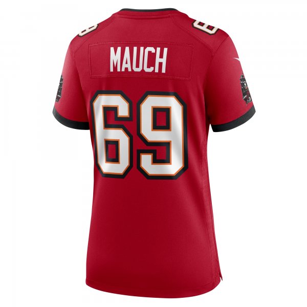 Women's Tampa Bay Buccaneers Cody Mauch Nike  Red  Game Jersey