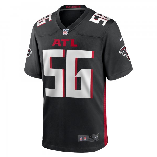 Men's Atlanta Falcons Jovaughn Gwyn Nike  Black Team Game Jersey