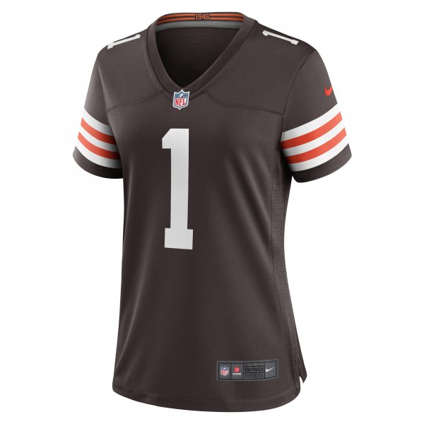 Women's Cleveland Browns Juan Thornhill Nike Brown Team Game Jersey