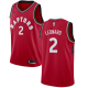 Men's Nike Toronto Raptors #2 Kawhi Leonard Red Swingman Icon Edition NBA Jersey