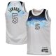 Anthony Edwards #5 Minnesota Timberwolves Nike Youth 2024/25 Swingman City Edition White Player Jersey