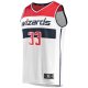 Men's Washington Wizards Kyle Kuzma Fanatics White Fast Break Replica Jersey - Association Edition