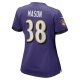 Women's Baltimore Ravens Ben Mason Nike Purple Game Jersey