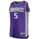 Men's Sacramento Kings De'Aaron Fox Fanatics Purple Fast Break Player Replica Jersey - Icon Edition