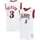 Men's Philadelphia 76ers Allen Iverson Mitchell & Ness White Big & Tall Hardwood Classics 1996/97 Swingman Jersey